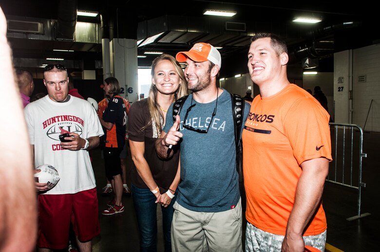 Schriever Airmen Invade Broncos Country Schriever Air Force Base