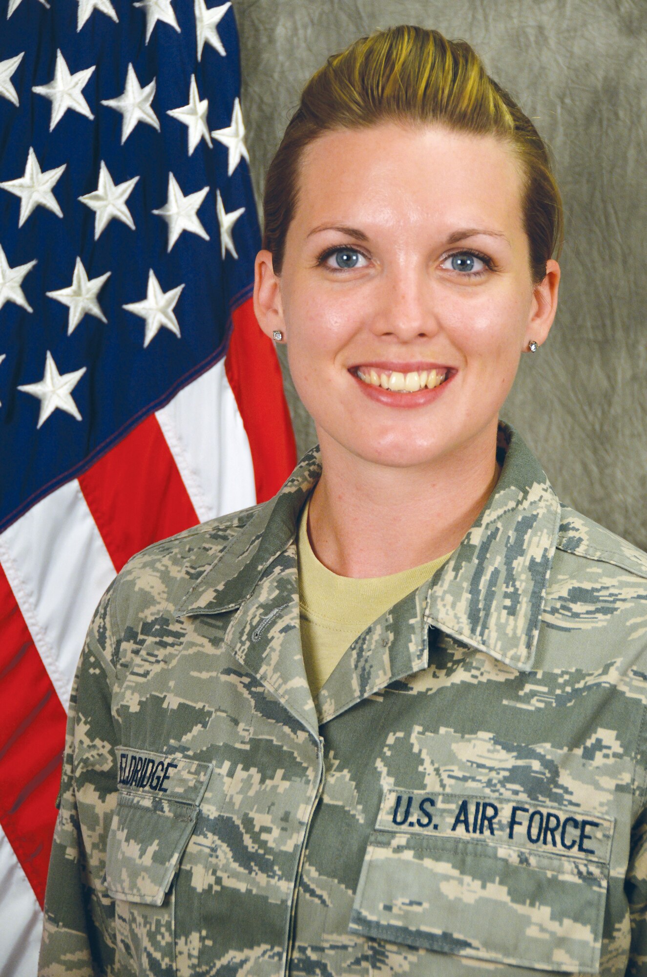 WRIGHT-PATTERSON AIR FORCE BASE, Ohio – Senior Airman Chelsea Eldridge, 445th Maintenance Squadron personnel journeyman, is the 445th Airlift Wing Airman of the Quarter, third quarter. (U.S. Air Force photo/Tech. Sgt. Patrick O’Reilly) 