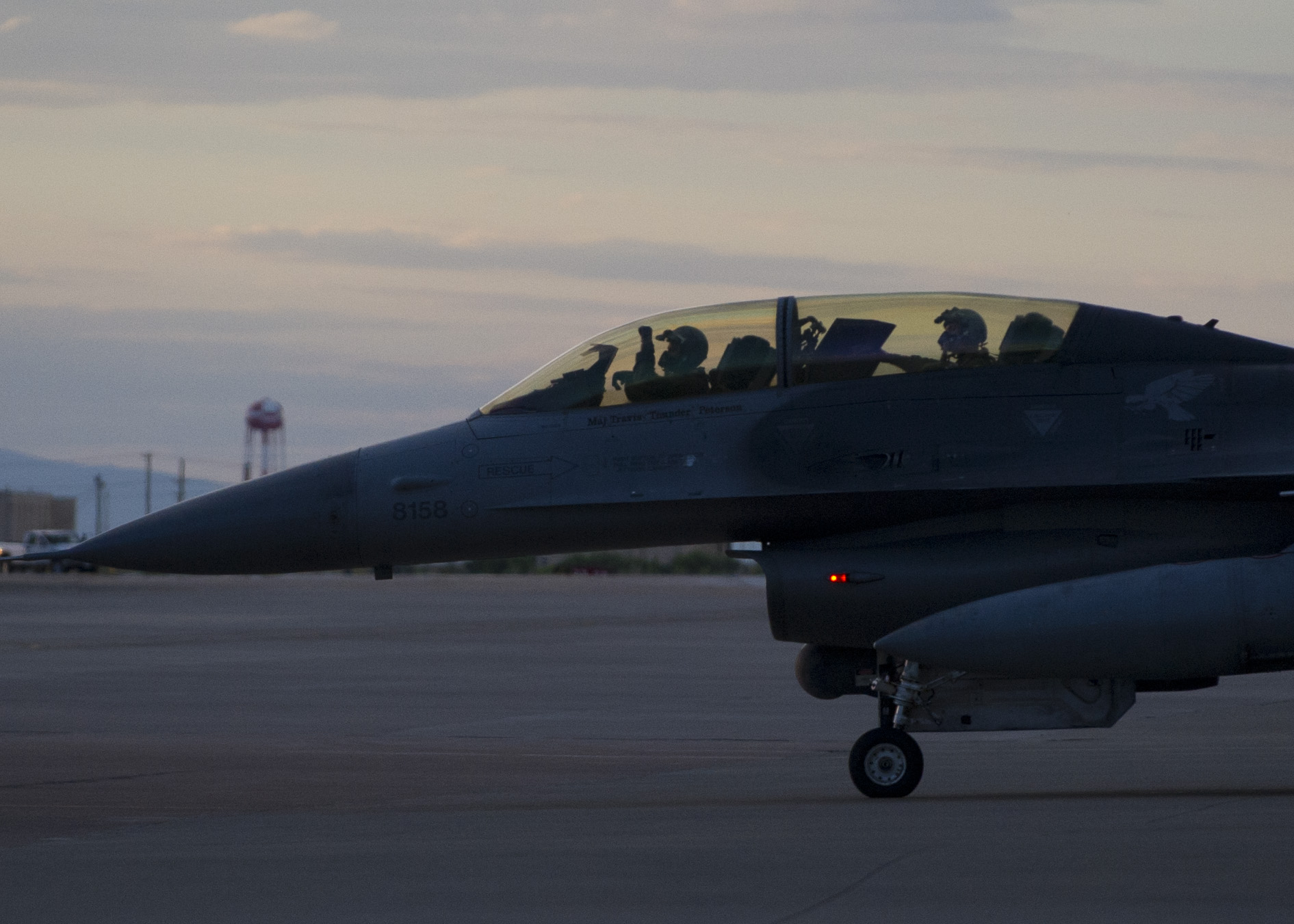 54th Fighter Group pilots train over White Sands Missile Range