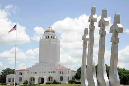 Joint Base San Antonio-Randolph's Taj Mahal and Missing Man Monument, July 2, 2014.  (U.S. Air Force photo by Airman 1st Class Stormy D. Archer)