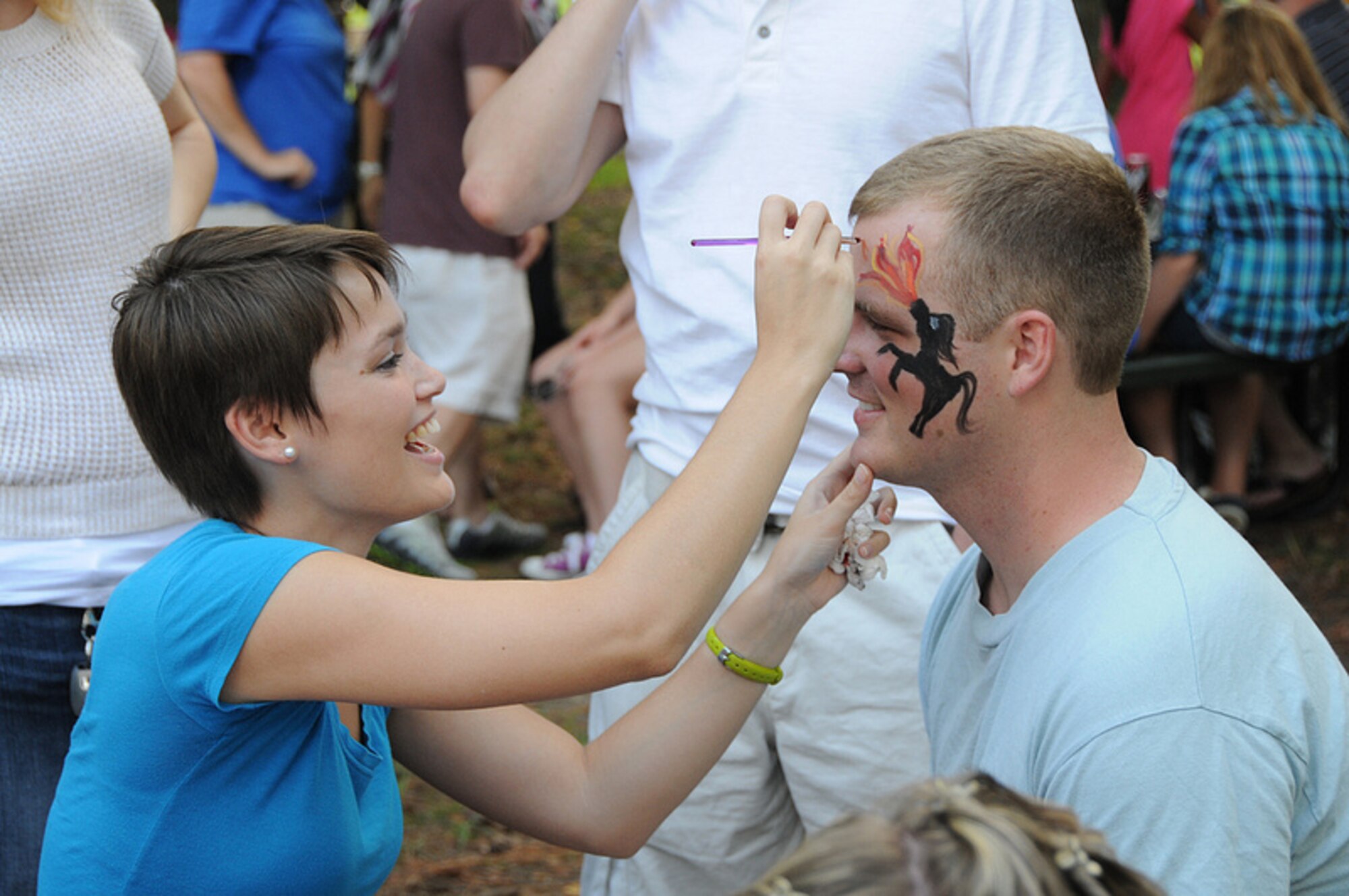 The 192nd Fighter Wing will hold its annual Family Day event at the Community Commons on Langley Air Force Base, September 7, 2014. The event will be held from 1130-1500 for all wing members and their families. There will be food, vendors, inflatables, games and other various forms of entertainment. This year, leadership has added information booth’s staffed with professionals who can assist unit members with financial and relationship advice and information on how to help kids cope with bully’s. Family Day events are designed to show our appreciation and recognize families of service members for their commitment and continued support of all military members.(U.S. Air National Guard photo by Airman 1st Class Johnisa B. Roberts)