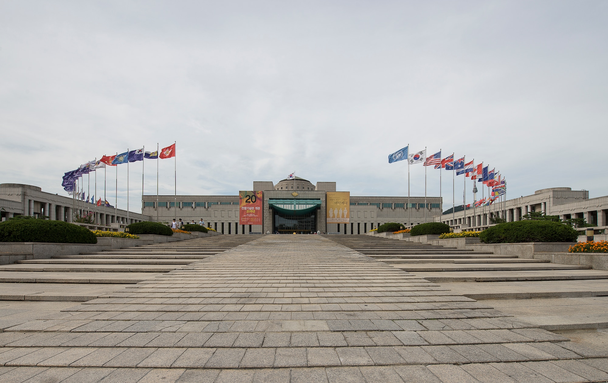 The War Memorial of Korea, pictured here Aug. 2, 2014, is located just outside of the Yongsan Garrison in Seoul, Republic of Korea. The museum, with thousands of artifacts from the peninsula's history, is open Tuesday - Sunday, 9 a.m. - 6 p.m. Admission is free. (U.S. Air Force photo by Staff Sgt. Jake Barreiro)