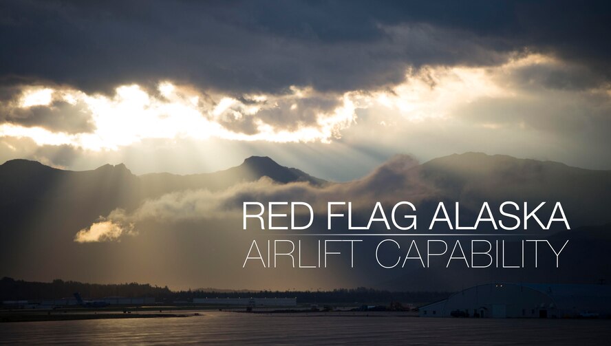 Members of the 374th Airlift Wing participated in Exercise RED FLAG-Alaska, which kicked off earlier this month at Joint Base Elmendorf-Richardson, Alaska.  RED FLAG is an exercise that provides joint offensive counter-air interdiction, close air support, and large force employment training in a simulated combat environment. (U.S. Air Force photo illustration by Staff Sgt. Chad C. Strohmeyer/Released) 
