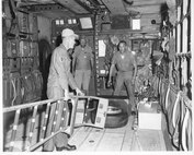 C-119 31 Jan 1961 - 19 Dec 1962; C-119 Being Loaded; Left to Right, #1 Unk, #2 Unk, #3 Wyle "Dancer" Lowery (Photo by NCANG Heritage Program)
If you know someone not identified in this photo, contact the NCANG at NCANG.Heritage@gmail.com and tell who these people are.