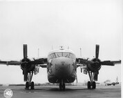 C-119 31 Jan 1961 - 19 Dec 1962; C-119J on Charlotte Ramp with T-33 in Background (Photo by NCANG Heritage Program)