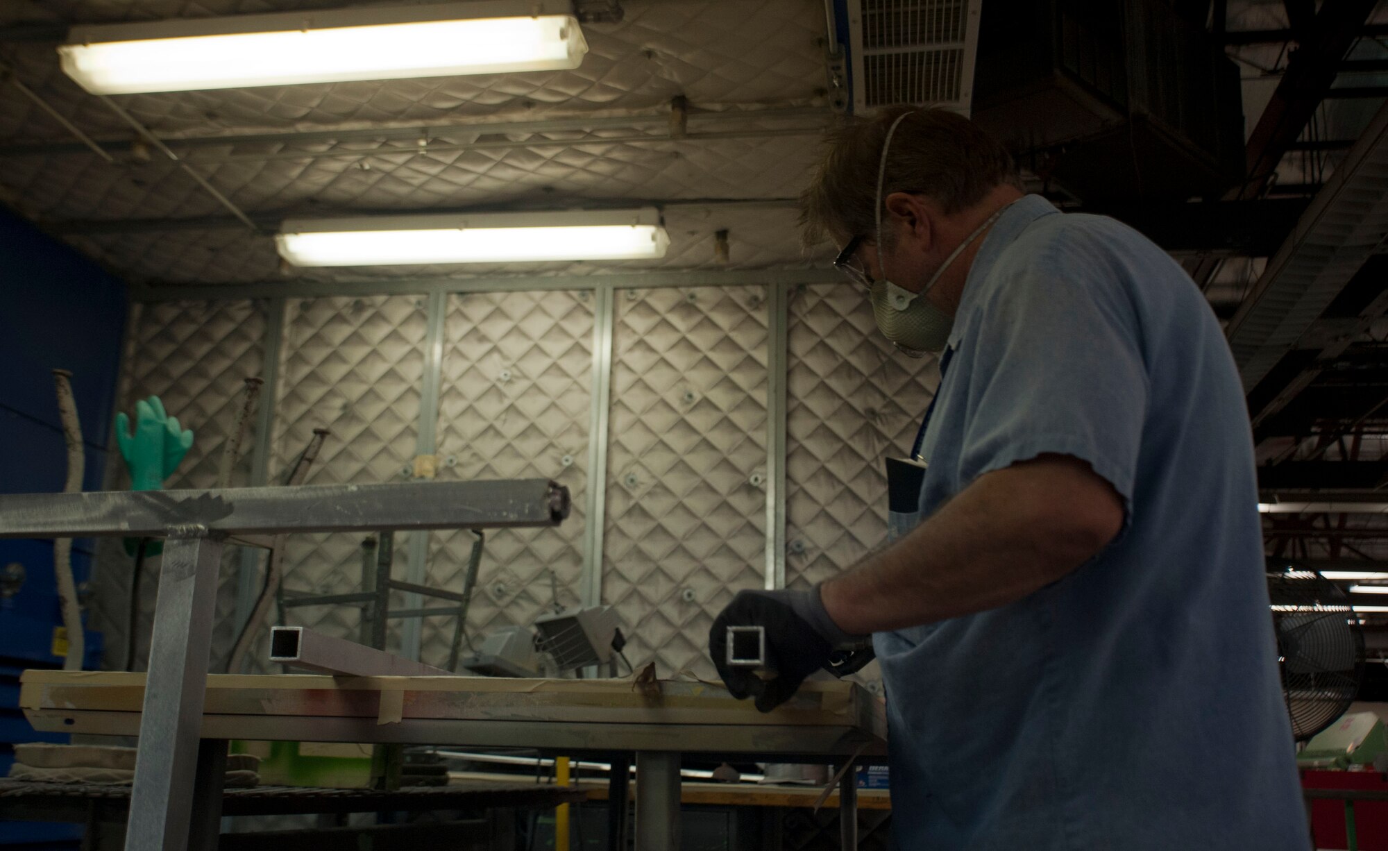The 982nd Maintenance Squadron is tasked with producing mechanical, electrical, pneumatic and hydraulic trainers. Their job requires them to meet mission needs through a mixture of logistical, fabrication and contracting expertise. (U.S. Air Force photos by Airman 1st Class Jelani Gibson)