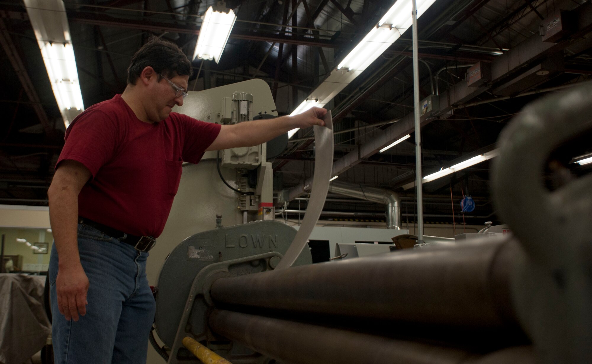 The 982nd Maintenance Squadron is tasked with producing mechanical, electrical, pneumatic and hydraulic trainers. Their job requires them to meet mission needs through a mixture of logistical, fabrication and contracting expertise. (U.S. Air Force photos by Airman 1st Class Jelani Gibson)