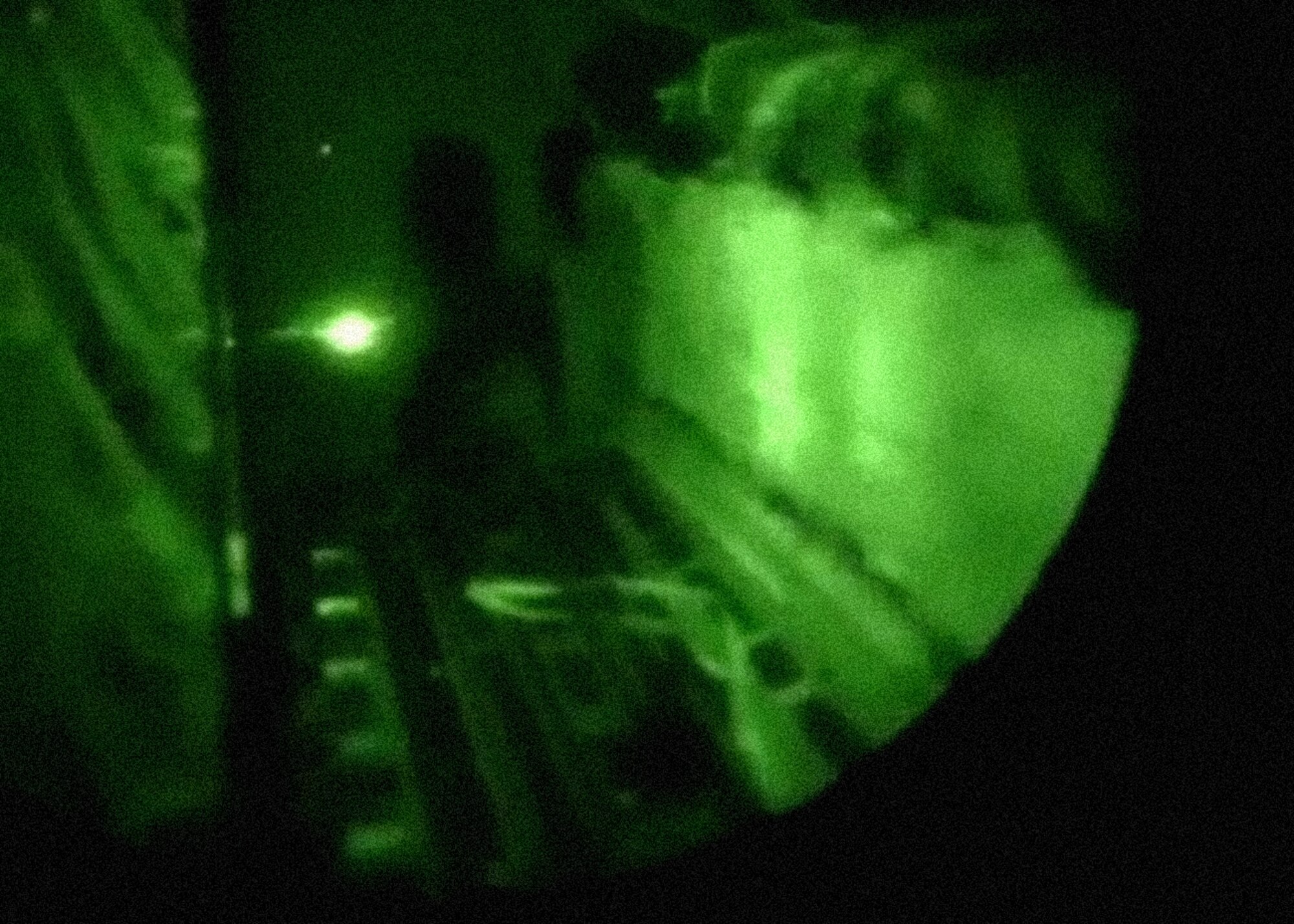 This is a still from a U.S. Central Command video of the U.S. military airdrop of food and water on Aug. 7 for thousands of Iraqi citizens threatened by the Islamic State of Iraq and the Levant near Sinjar, Iraq. This mission was conducted from multiple airbases within the CENTCOM area of responsibility and included one Charleston C-17 and two C-130 aircraft that together dropped a total of 72 bundles of supplies.  The C-17 dropped 40 "Container Delivery System" bundles of fresh drinking water and was complemented by a C-130 loaded with an additional 16 bundles totaling 5,300 gallons of fresh drinking water. In addition, one C-130 aircraft dropped 16 bundles totaling 8,000 meals ready to eat. The aircraft were over the drop area for less than fifteen minutes flying at a low altitude. (U.S. CENTCOM image)