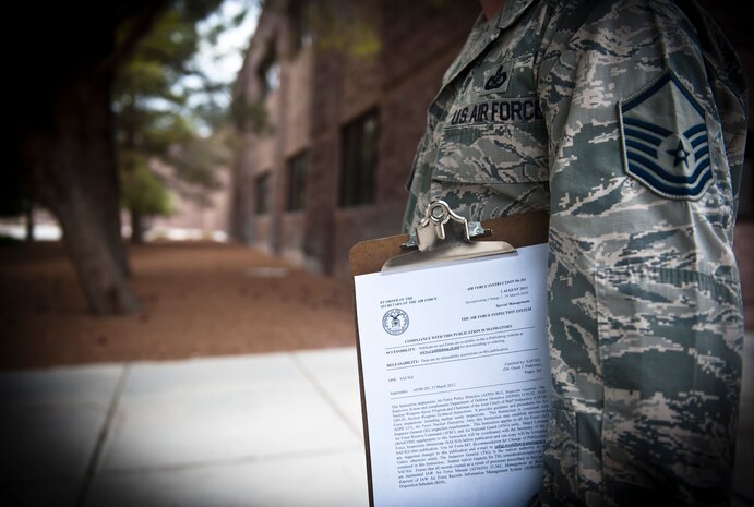With the new Air Force Inspection System taking form, Nellis Air Force Base, Nev., Airmen will no longer spend weeks and months preparing for a one-week inspection, but rather be graded on their overall performance over a two-year cycle. Another important change brought on by the new AFIS is the Commander's Inspection Program, or CCIP, which is designed to give more power to wing commanders by allowing them to run their wing's inspection program. (U.S. Air Force photo illustration by Staff Sgt. Siuta B. Ika)