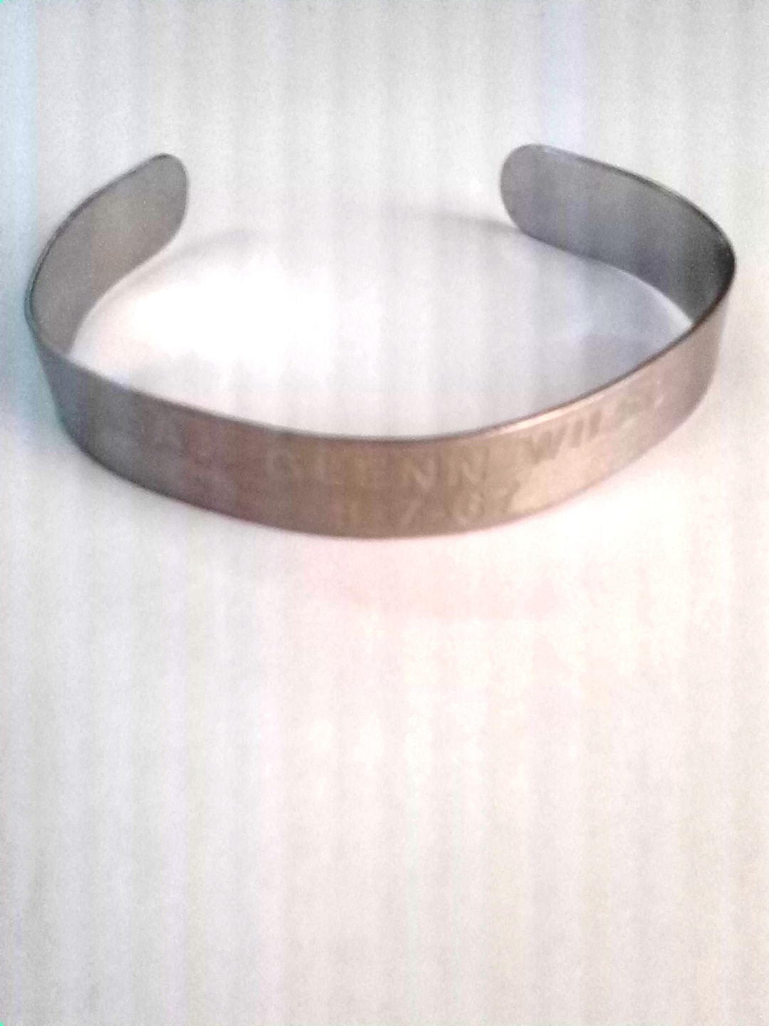 Employees of Army Corps of Engineers contractor Gator Dredging of Clearwater, Florida, discovered a prisoner of war bracelet during dredging operations at Stevenson Creek and returned the bracelet to the late officer’s family.   

