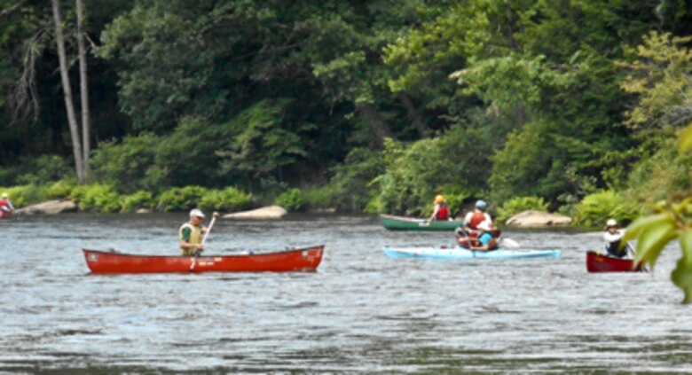 The U.S. Army Corps of Engineers Pittsburgh District’s Water Management Branch and Mahoning Creek Lake coordinated and provided additional water flow downstream of the dam, July 26. 