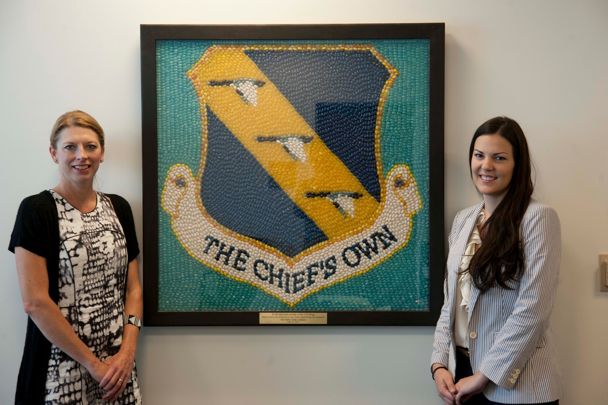 Heather Turner and Katherine Chisom, 11th Wing sexual assault prevention and response victim advocates, are the Warriors of the Week for the week of August 13, 2014 at Joint Base Andrews, Md. Turner and Chisom are being recognized for their dedication to victim advocacy. By researching training opportunities, they are constantly striving to better both themselves and their program. Turner and Chisom both work after hours to accommodate the needs of sexual assault survivors.