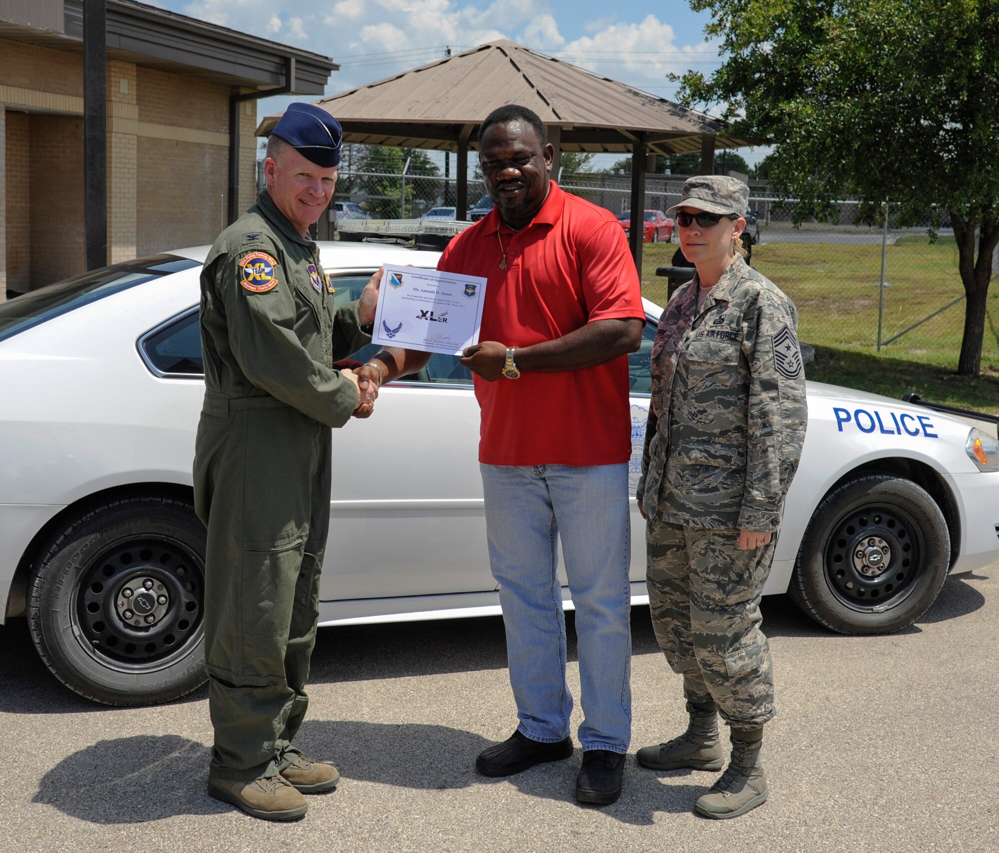 Laughlin XLer Antonio James, 47th SFS > Laughlin Air Force Base > Display