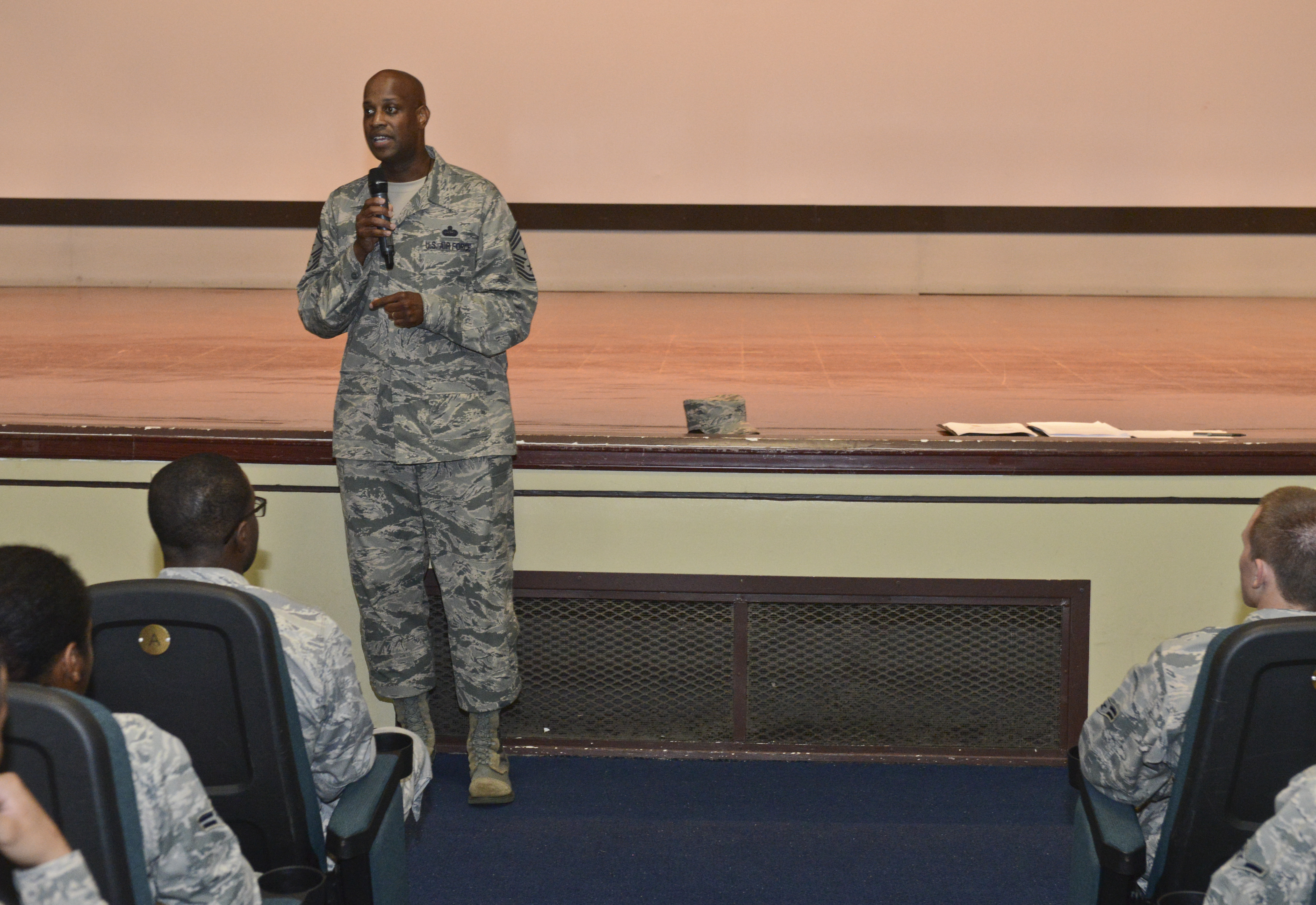 36th WG Command Chief addresses enlisted force > Andersen Air Force