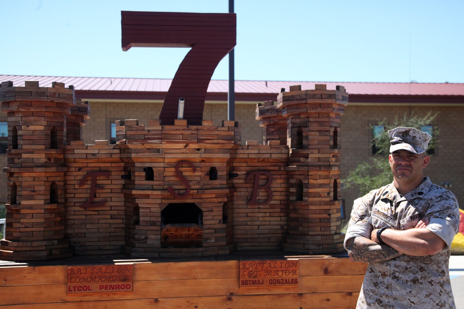 Master Gunnery Sgt. Johnny Mendez, operations chief and the senior enlisted in his military occupational specialty, 7th Engineer Support Battalion, 1st Marine Logistics Group, of Las Cruces, N.M., is coming up on his 25th year in the Marine Corps. He takes great pride in his job as a combat engineer and loves to be surrounded by Marines. From his days as a drill instructor to his present responsibility as the MOS’s senior Marine, Mendez has maintained his honor as a Marine and believes it’s every Marine’s duty to do the same.