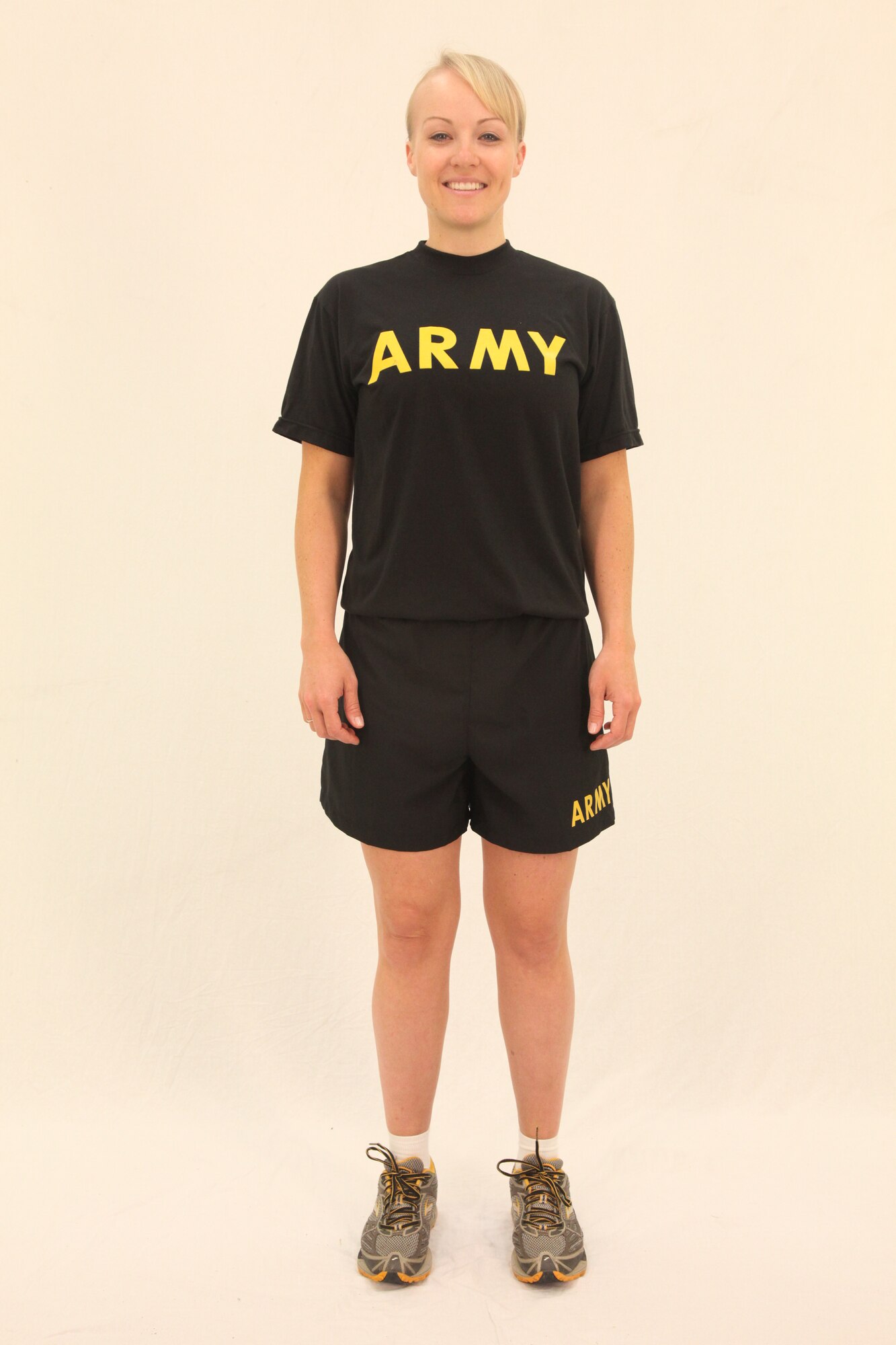 A new Army Physical Fitness Uniform will become available service-wide, beginning in October next year. Its design is based on Soldier feedback and the cost will be about $3 less than the current Improved Physical Fitness Uniform. (U.S. Army photo/Released)