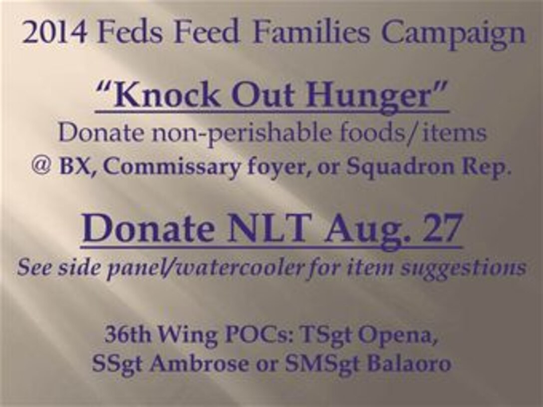 140818 Knock Out Hunger