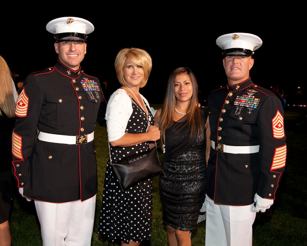 Guests at the Evening Parade at Marine Barracks Washington in Washington D.C., on Aug. 15. 2014. (U.S. Marine Corps photo by Lance Cpl. Samantha K. Draughon/ Released)