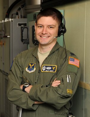 Capt. Billy Terry was given the opportunity to chase a dream he had for most of his life – working as a space systems operator. Changes in the missile career field gave him reasons to stay in his current job. Terry is a 341st Operational Support Squadron intercontinental ballistic missile senior combat crew instructor. (U.S. Air Force photo/Airman 1st Class Joshua Smoot)