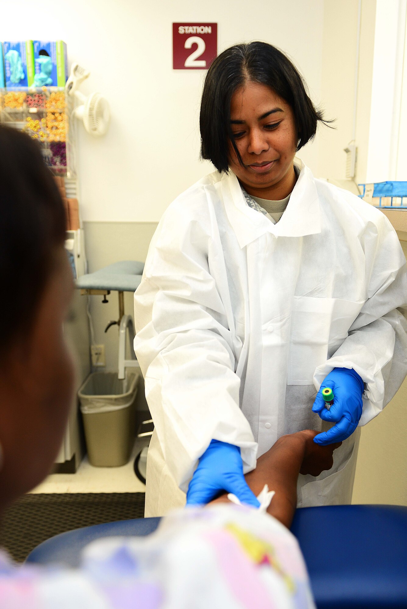 U.S. Army Capt. Vidhika Persaud is a laboratory manger assigned to the Medical Department at Fort Eustis, Va. Persaud sees Women’s Equality Day as a way to celebrate women having the ability participate in all aspects of the work-force and life in general. Since first joining the Army, she has seen and felt a change for females. Persaud also said she encourages female Soldiers to go to school and learn more about their jobs. (U.S. Air Force photo by Airman 1st Class Kimberly Nagle/Released)(Photo was cropped, color corrected, sharpened and levels were used.)