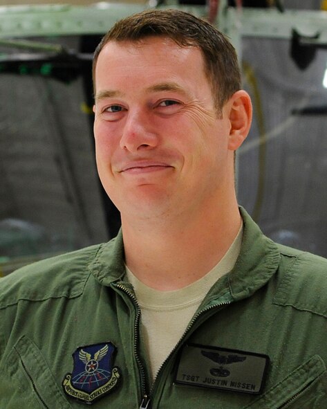 Tech. Sgt. Justin Nissen, 40th Helicopter Squadron instructor flight engineer 