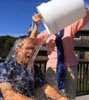 Former commander in chief President George W. Bush may have accepted the ALS 'Ice Bucket Challenge,' but the DoD Office of General Counsel has issued an edict that current service members and Defense Department employees cannot have ice dumped on them while in uniform — including civilian uniforms. (AP)