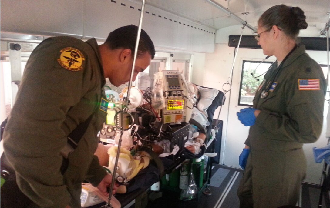 Lindsay, a 125th Fighter Wing Critical Care Nurse, is deployed as a part of the Critical Care Air Transport Team (CCATT). The team transports wounded soldiers from Southwest Asia to Landstuhl, Germany, and then on to the United States.