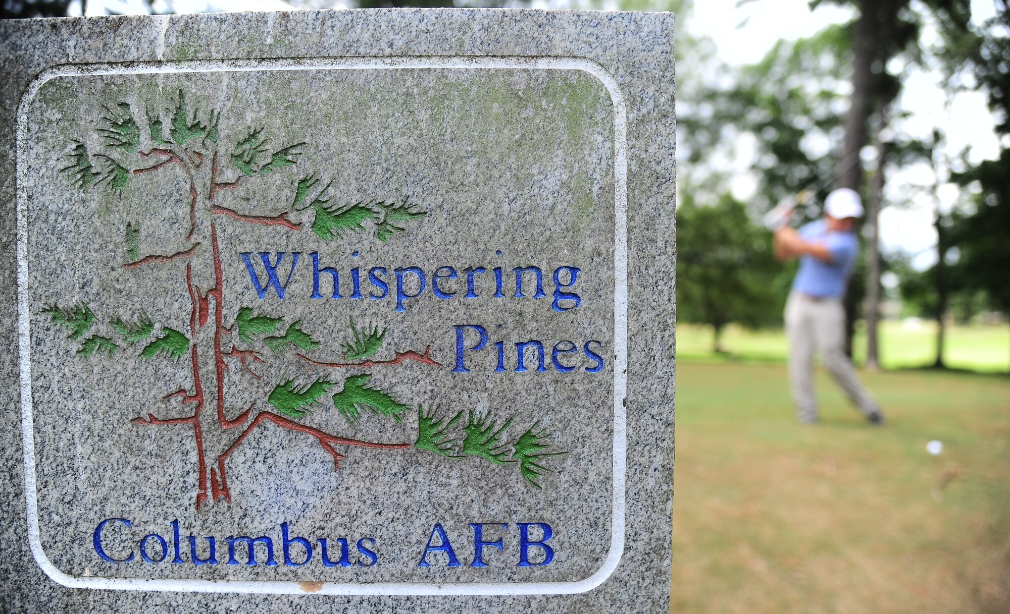 Whispering Pines Golf Club was set to close Sept. 30, 2014, but will now be staying open. Tee times are available Tuesday through Thursday from 7 a.m. to 8 p.m. and Saturday and Sunday 7 a.m. to 7 p.m. Beginning in November, operating times will be slightly shortened to accommodate changing daylight hours. If you would like schedule a tee time, please call 434-7932. (U.S. Air Force Photo/ 2nd Lt. Kimberly Bergo)
