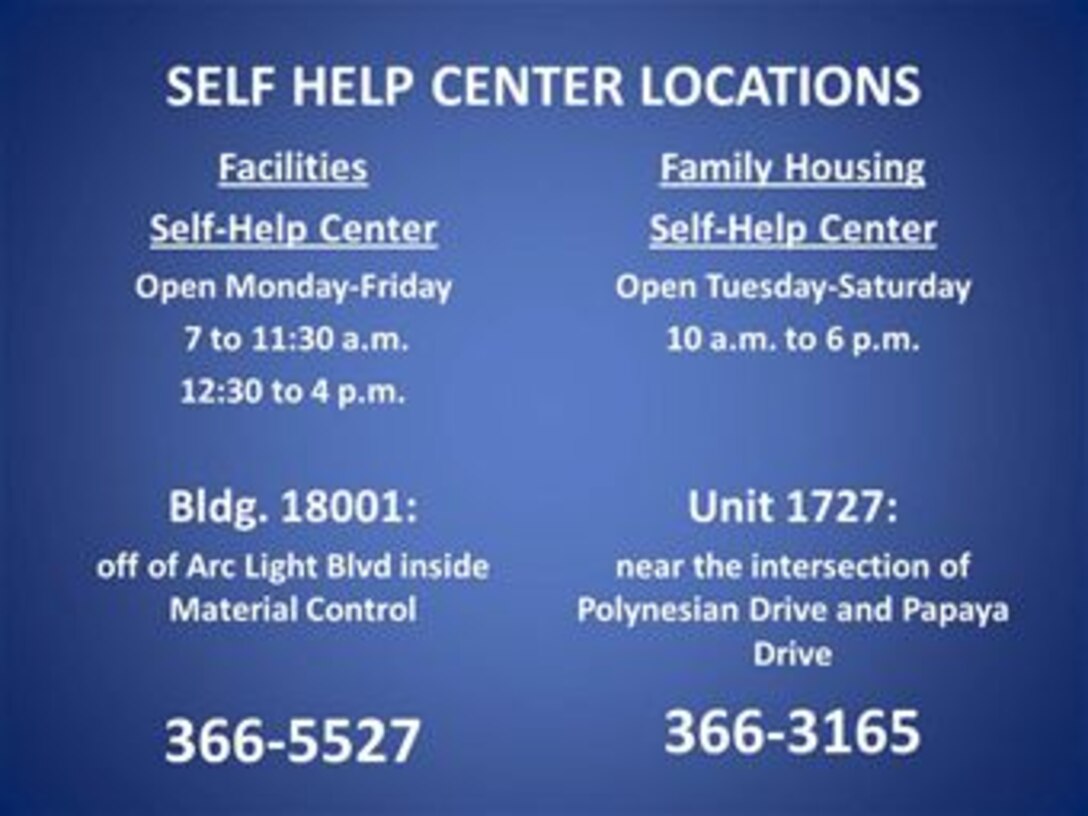 140822 Self Help Center Locations