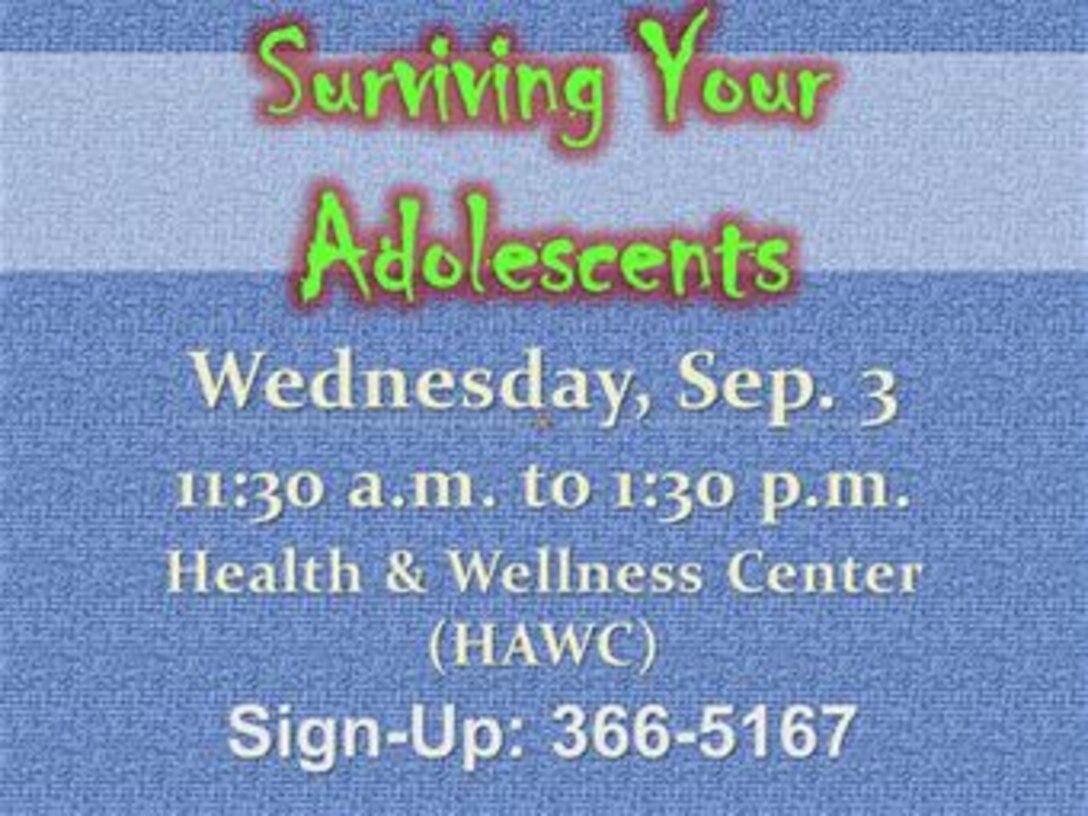 140822 Surviving Your Adolescents