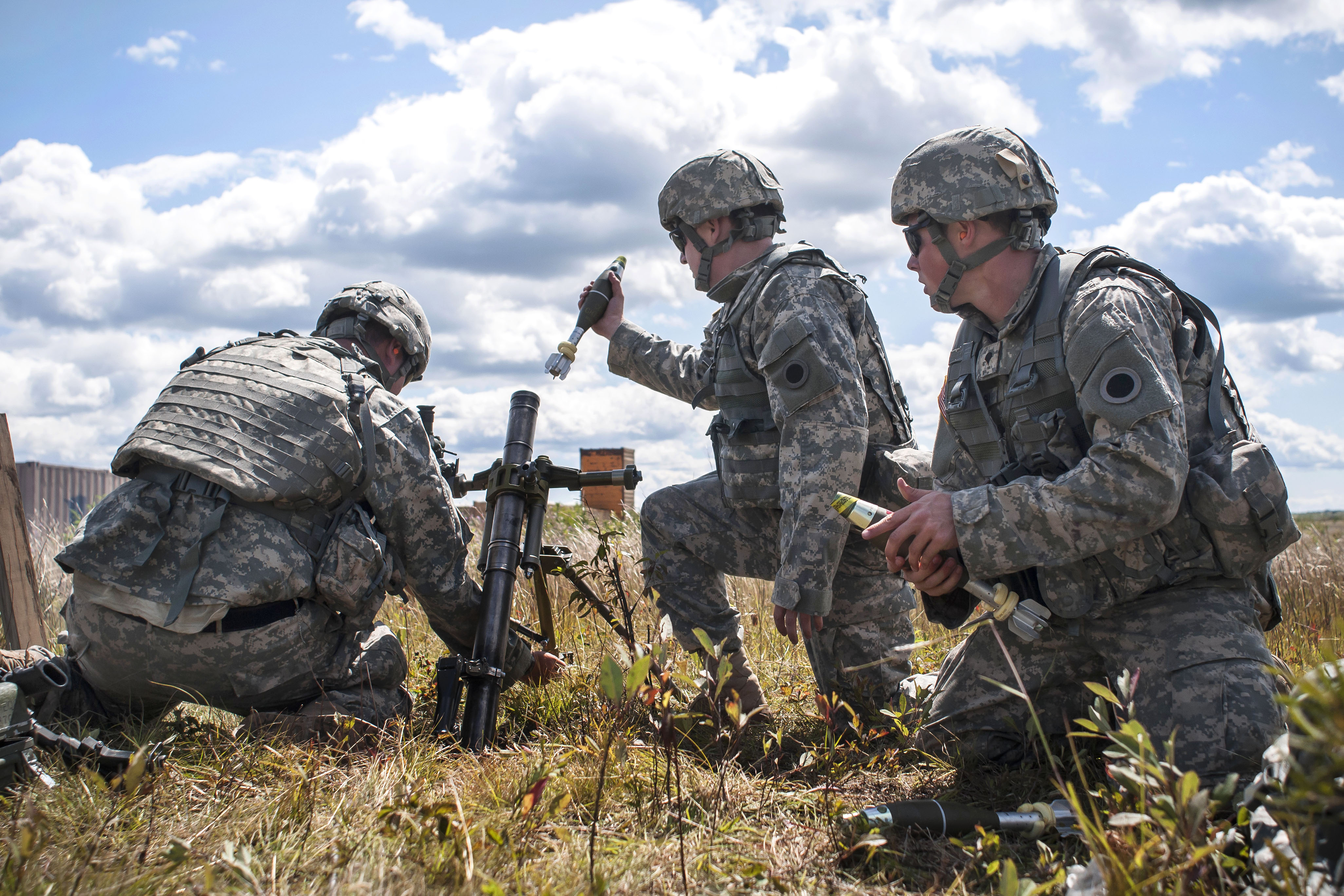 Infantry Training Battalion students conduct their first live fire on
