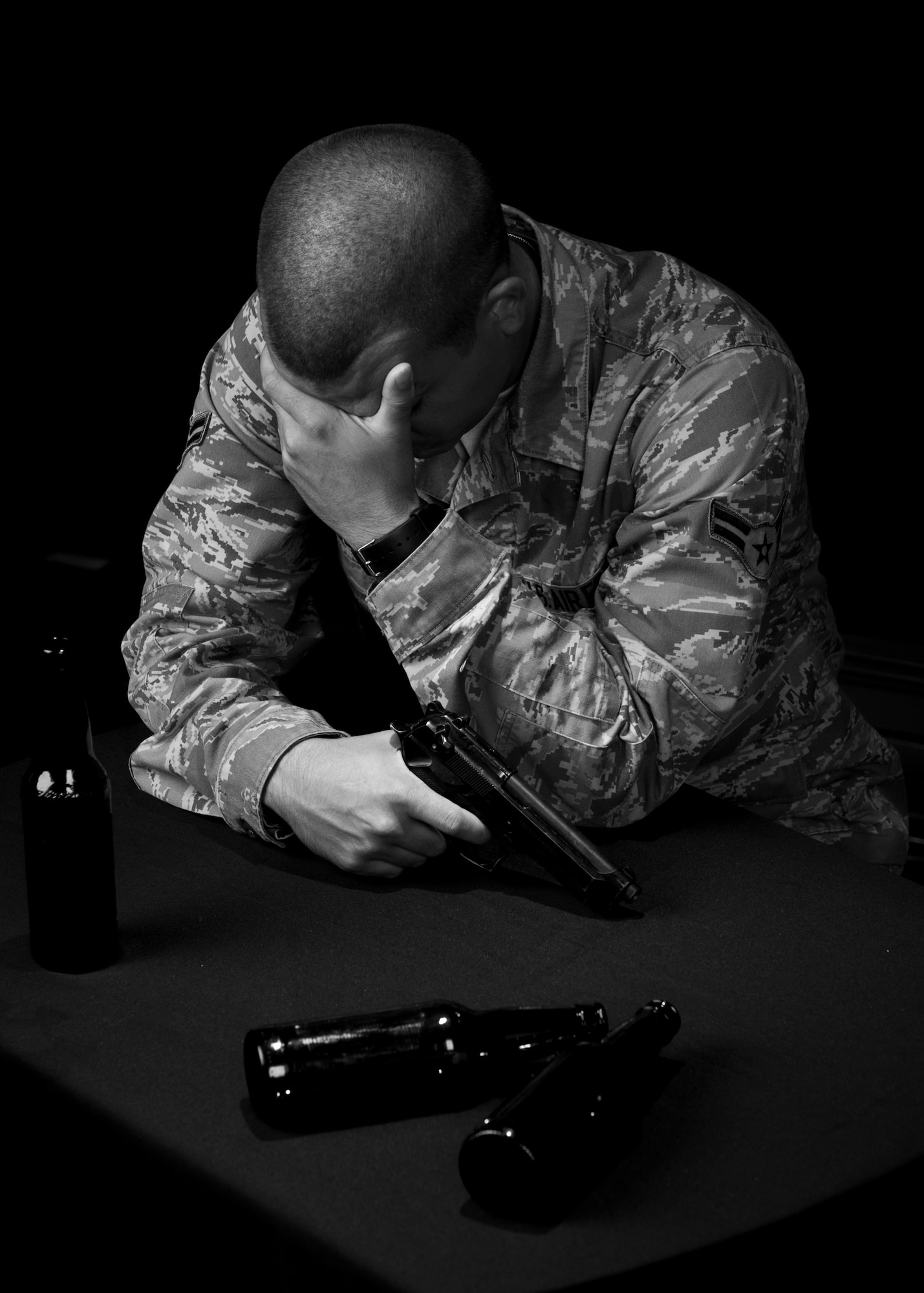 Suicide is a major issue facing the military today, not only for active duty, Air National Guard and Reserve personnel, but also to a greater degree, the nation’s veterans. Team Dover’s observance of National Suicide Prevention and Awareness Month for September, 2014, is an effort to prevent as many unnecessary deaths as possible. (U.S. Air Force photo illustration/Airman 1st Class Zachary Cacicia)