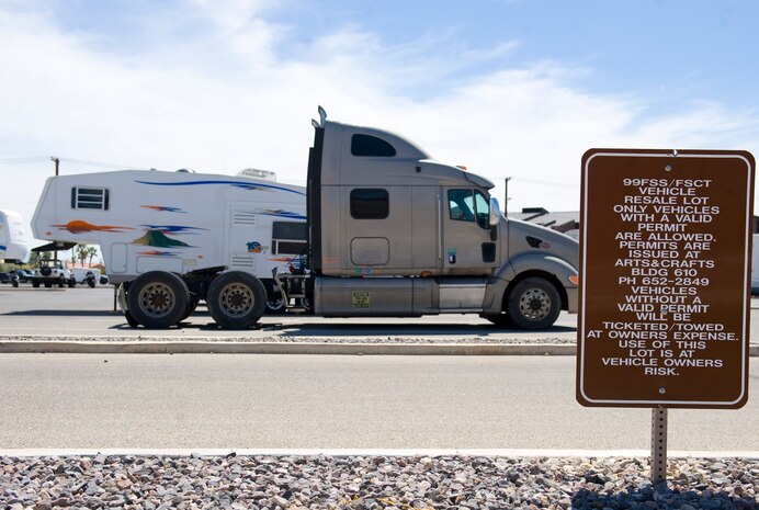 The Nellis Air Force Base re-sale lot is open to active duty, retirees, civilian employees, dependents, reservists and guard members to sell their vehicles. The Arts and Crafts Center requires a flat rate fee, as well as completion of required forms in order to assign the vehicle a registered spot on the lot. (U.S. Air Force photo by Airman 1st Class Mikaley Towle)