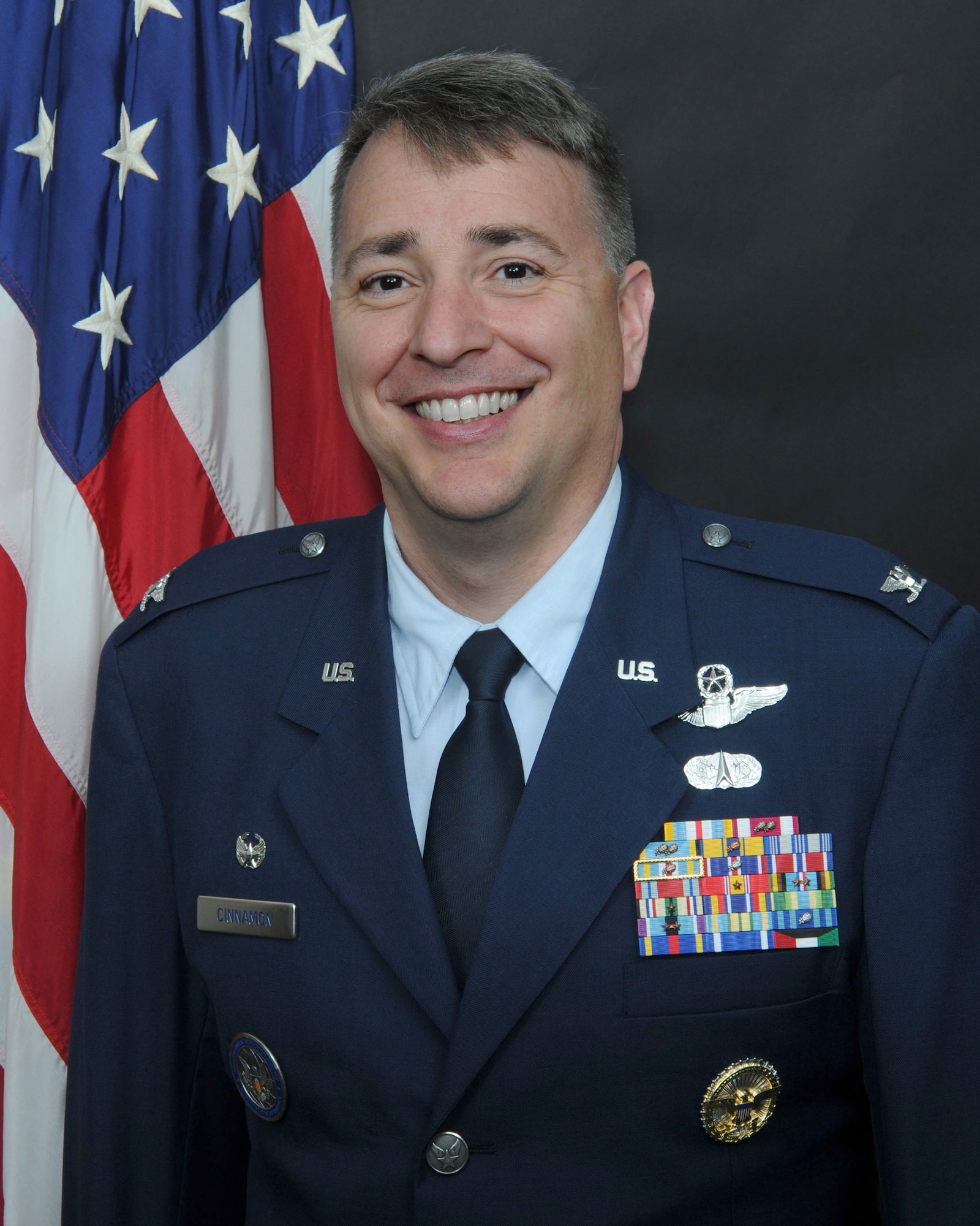 Col.John D. Cinnamon, 71st Operations Group commander. (courtesy photo)

