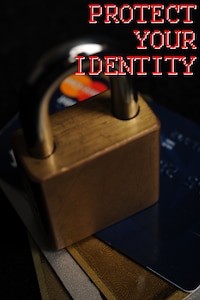 U.S. Service members are sometimes affected by credit card fraud, when someone uses another person’s credit card to make purchases without their knowledge or consent. Check credit card bills every month for unauthorized use and contact credit card companies immediately if there are any discrepancies. (U.S. Air Force photo illustration by Airman 1st Class Areca T. Wilson/Released)