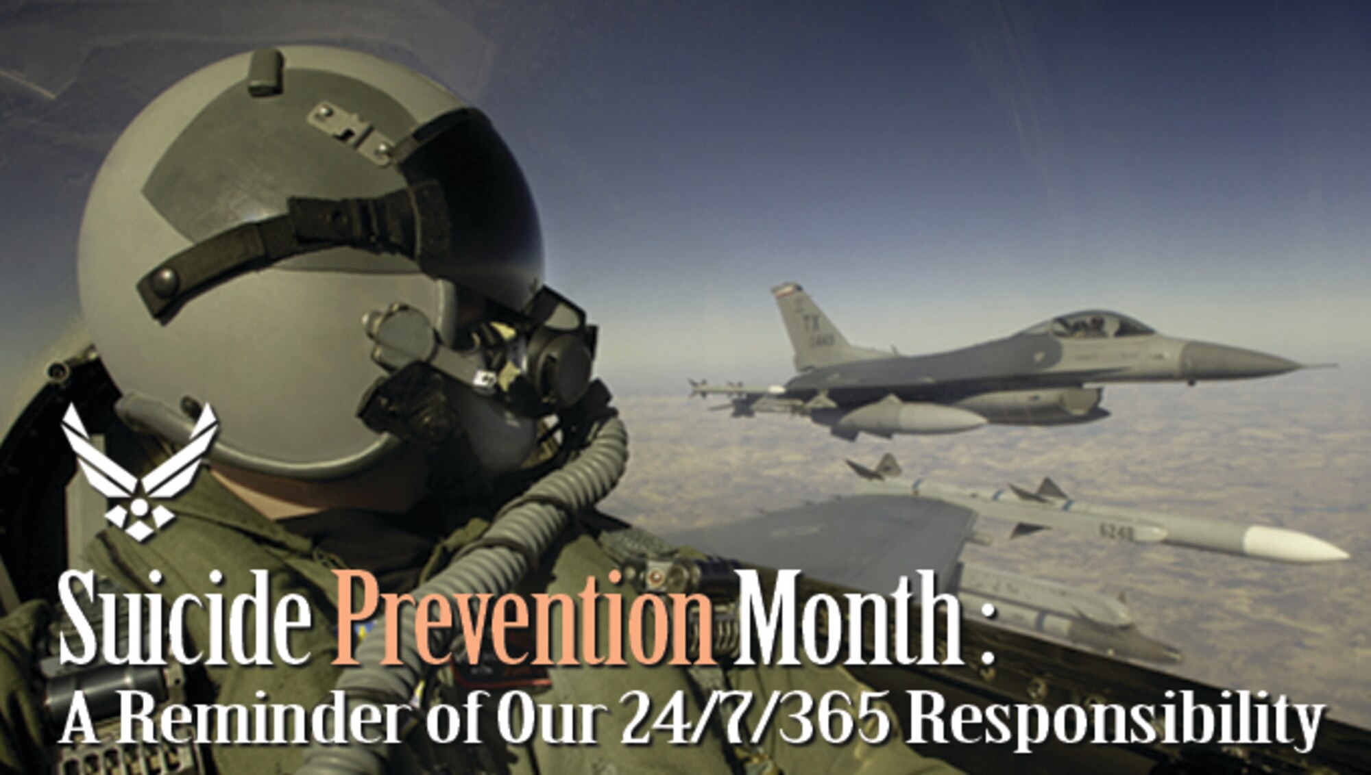 Suicide Prevention Month: A reminder of our 24/7/365 responsibility to ourselves and each other (Air Force Graphic / Steve Thompson)