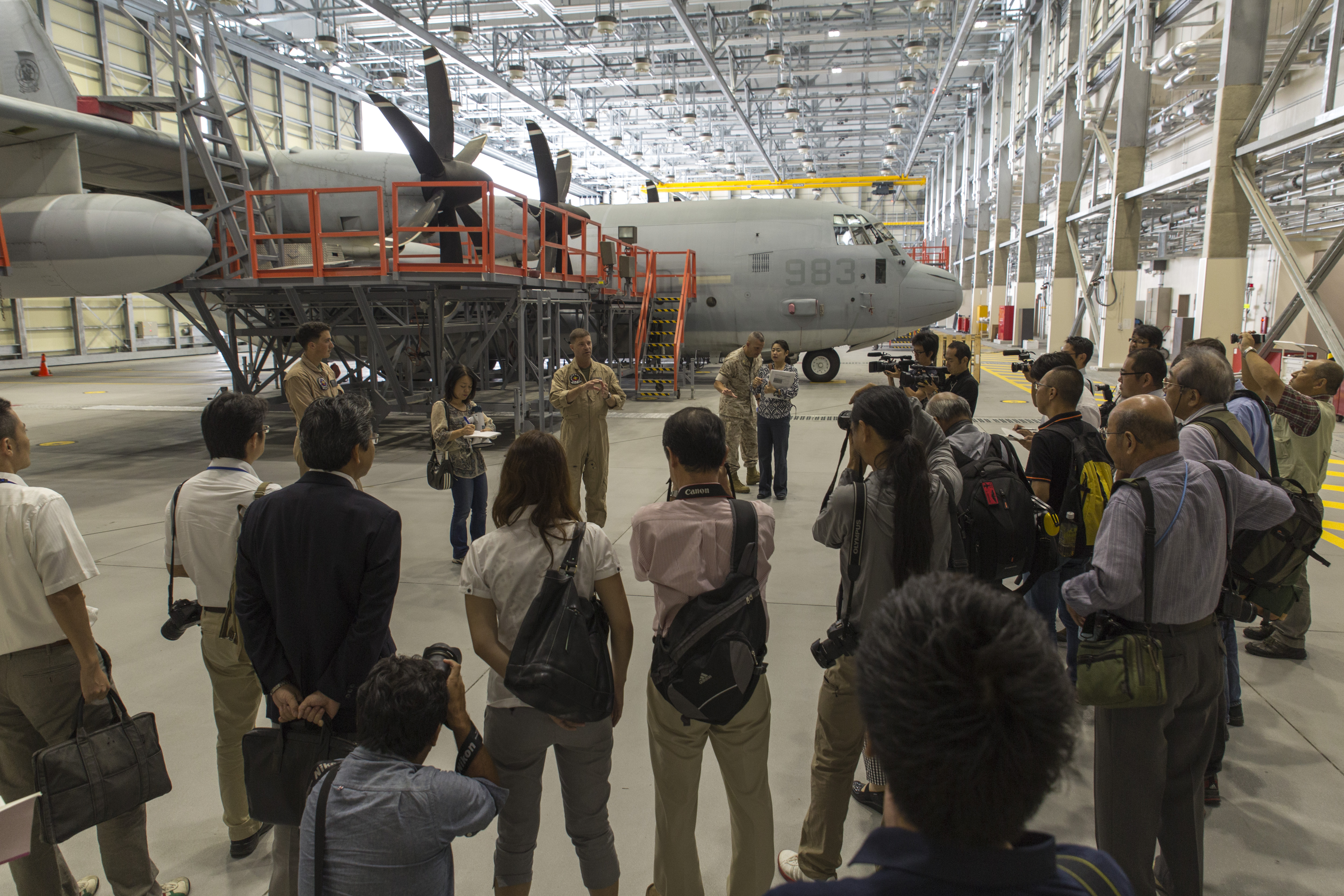 VMGR152 familiarization flight; Japan gets closer look from above > Marine Corps Air Station