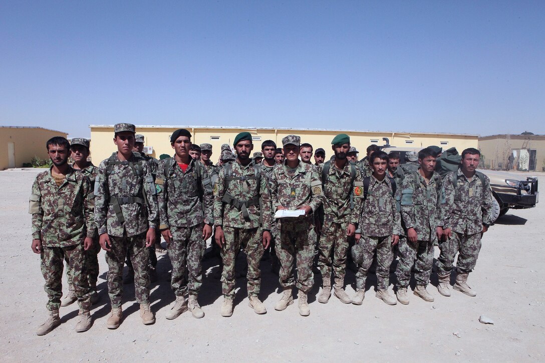 ANA soldiers graduate first Afghan operated instructor training course aboard Camp Shorabak, Afghanistan