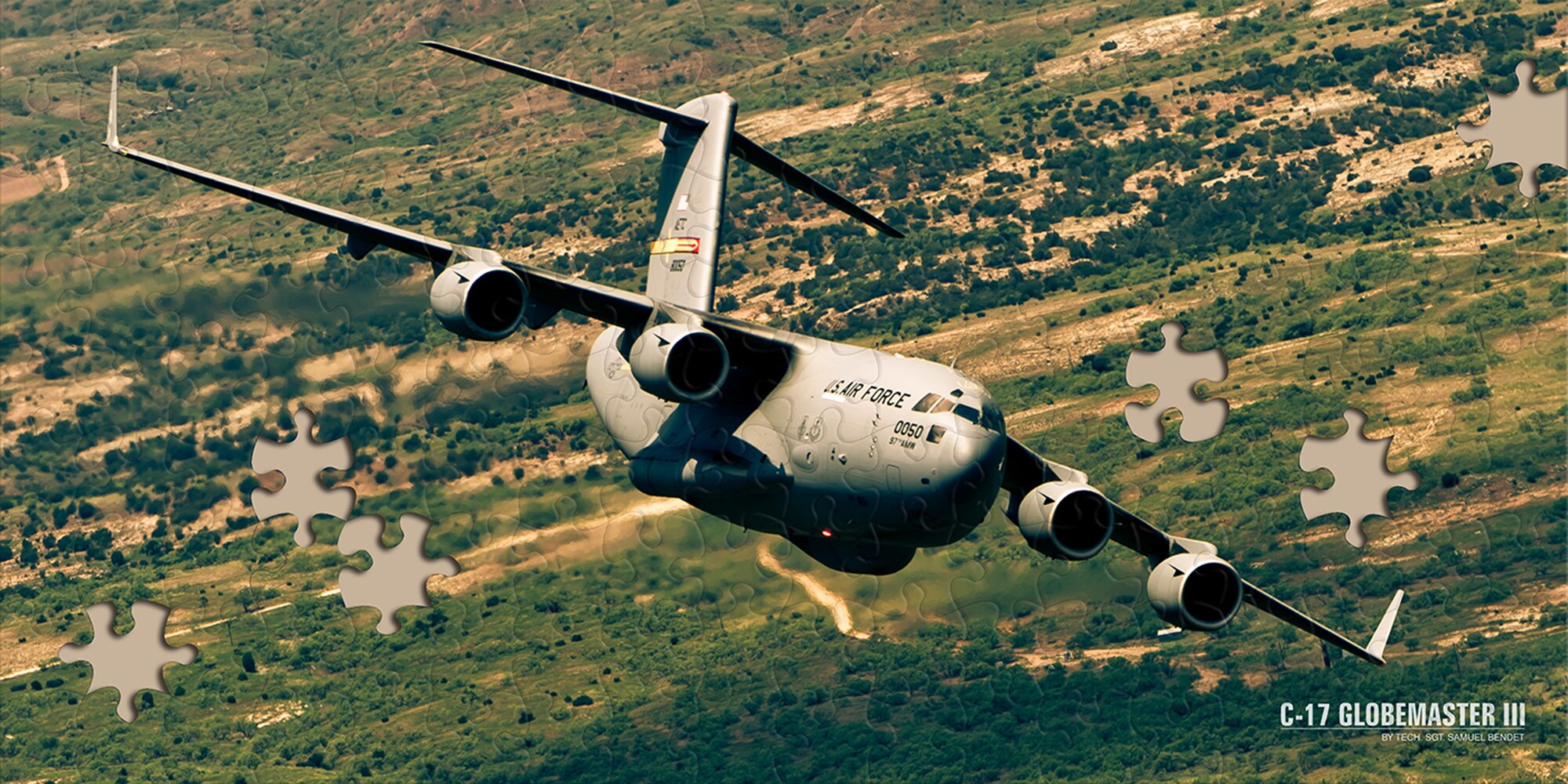 Torch 2013 Calendar (November photo) - C-17 Globemaster III (photo by Tech. Sgt. Samuel Bendet)