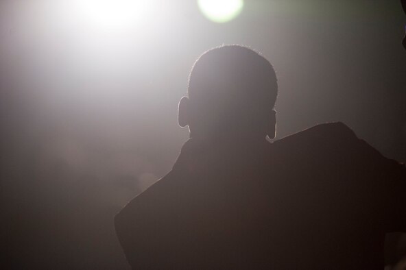 Tops in Blue performed at the Memorial Auditorium in Wichita Falls, Texas Aug. 28. 2014. The unit primarily performs for military personnel and their families, but has also been known to perform for the civilian population as well. The group performed music and entertainment stemming from a variety of popular culture with an Air Force twist. (U.S. Air Force photos by Airman 1st Class Jelani Gibson)