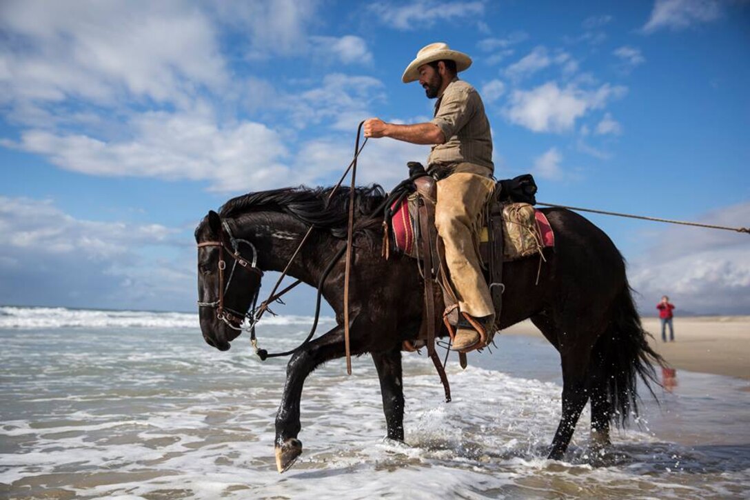 Matt Littrell, a Marine veteran, completed a cross-country horseback ride from Camp Lejeune, North Carolina to Camp Pendleton, California on Nov. 30.

He calls the nearly 3,000 mile ride "The Long Trail Home" and made the journey to raise awareness for veterans that are suffering from PTSD.

“I didn’t really want to do this ride; however, I woke up one day and knew that I just had to do it. We’re losing 22 of our brothers and sisters every day and I was almost one of them," said Littrell. "I am doing this for them.”

Littrell started with his horse’s hoofs in the Atlantic Ocean and 2,800 miles later finished with them in the Pacific Ocean. He started on May first and rode 20 miles a day until completing the journey on November 30.

Littrell is an Elbert, Colorado native and served as an infantryman with Golf Co., 2nd Battalion, 5th Marine Regiment from 2001 to 2005.
