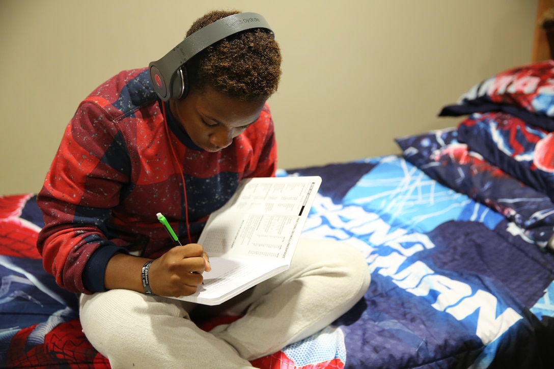 Lance Cpl. Johnson has been in the Marine Corps for almost two years and plans on pursuing a career in music when she gets out. She draws her musical inspiration from artists such as Tupac, Missy Elliot and Mark Morrison. (Official Marine Corps photo by Pfc. Medina Ayala-Lo/ Released)