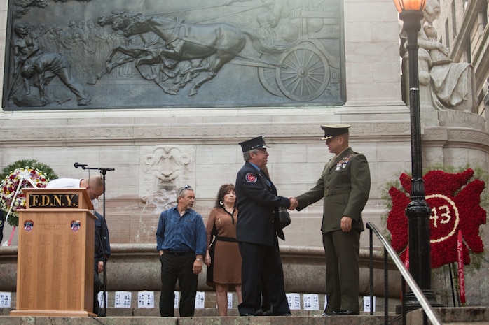 Marines and sailors with the Chemical Biological Incident Response Force conducted an annual training exercise alongside the New York City Fire Department at a training academy in Randall's Island, New York. CBIRF conducted rope rescue, vehicle extrication, structural collapse and confined space training during the week long exercise. The event culminated with a night operation at the Barclay's Center in Brooklyn, where Marines and sailors rescued role-playing casualties from a simulated bomb explosion. The mission of CBIRF is to forward-deploy and/or respond, when directed, to a credible threat of chemical, biological, radiological, nuclear or high-yield explosive incident in order to assist local, state or federal agencies and unified combat commanders in the conduct of consequence management operations. (Official Marine Corps Photo by Sgt Kuande Hall/RELEASED)


