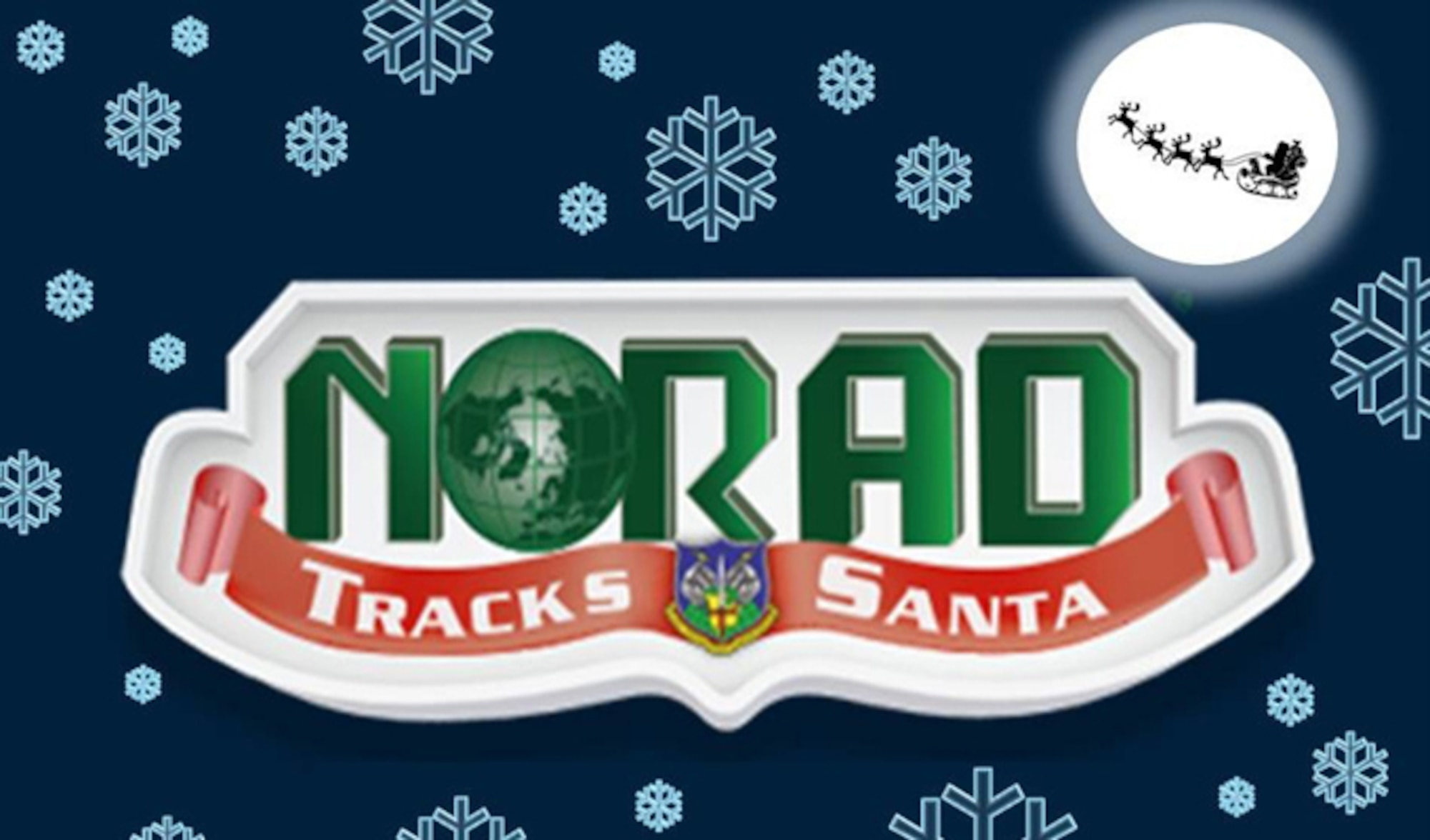 NORAD Tracks Santa logo. (U.S. Air Force graphic/Staff Sgt. Luis Loza Gutierrez)