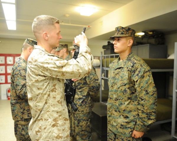 OCS 2013 Second Increment Golf Platoon Commander Inspection