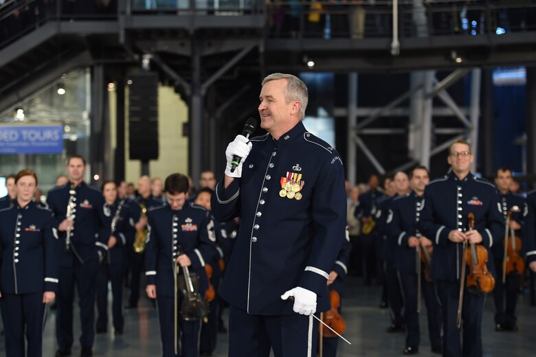 usaf band flash mob