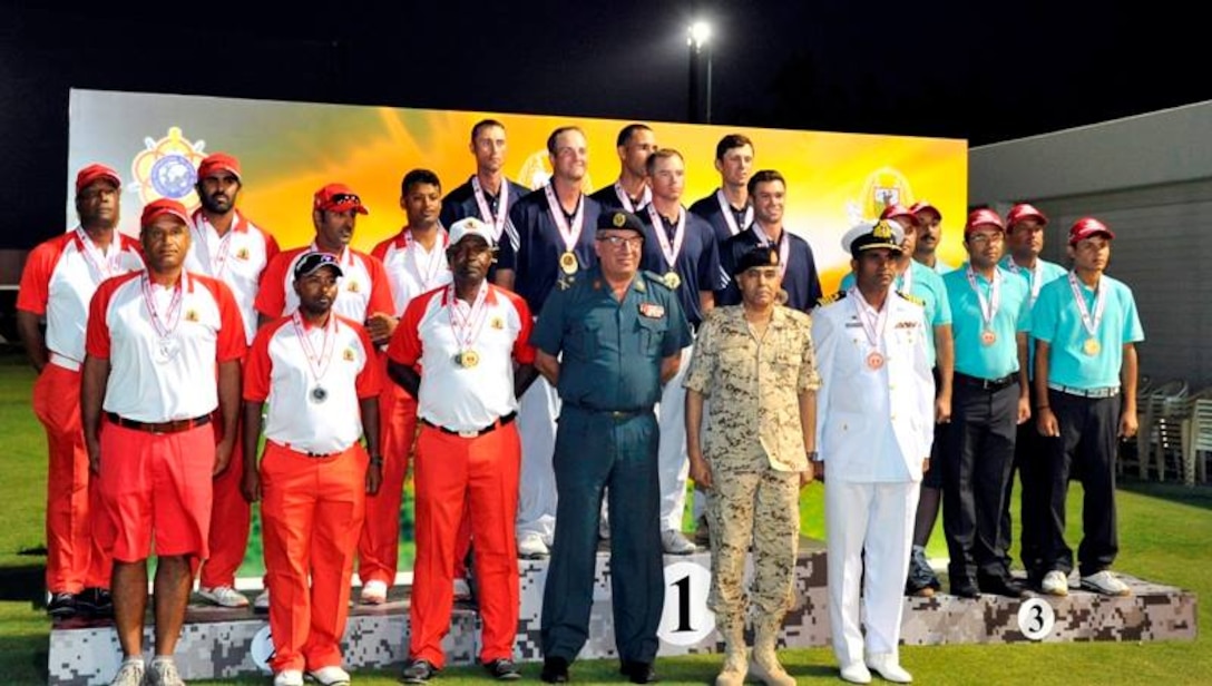 The US Men and Women Armed Forces Golf teams won respective gold medals for the seventh time during the 8th CISM World Military Golf Championship held in Bahrain 13-21 November 2014.