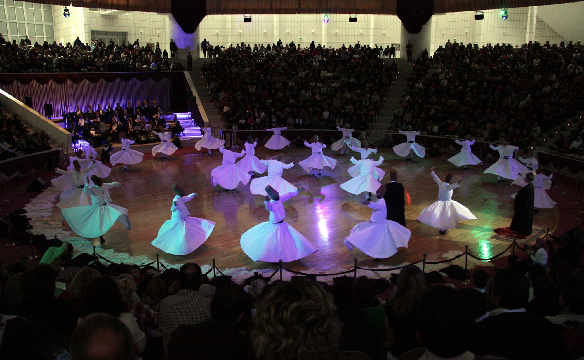 Whirling Dervishes perform in Konya, Turkey. Since the 13th century, Konya’s citizens have welcomed foreign tourists. Annual performances are given during the week preceding Dec. 17. (Courtesy photo by Fatma Yoksuloglu)