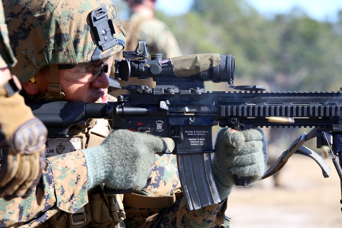 Integrated Task Force Marines drive home M27 IAR 101