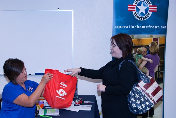 The Airman and Family Readiness Center held a toy collection Dec. 4 2014, hosted by Operation Homefront, a non-profit organization that provides assistance for U.S. troops and their families around the world, Sheppard Air Force Base, Texas. Toys were donated by the community around the base and collected from local stores as part of a nation-wide program to more than 80 military families here. (U.S. Air Force photo by Danny Webb/Released)